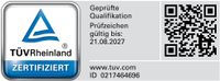 TÜV - Zertifikatsnachweis